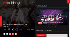 Desktop Screenshot of dcclubbing.com