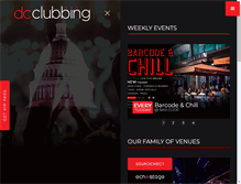 Tablet Screenshot of dcclubbing.com